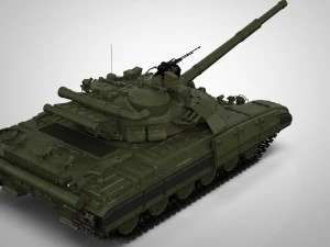 t-64 tank 3D Model