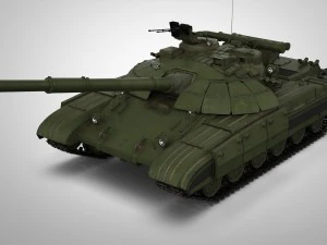 t-64 tank 3D Model