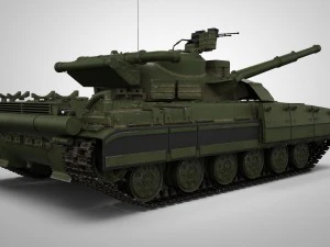t-64 tank 3D Model