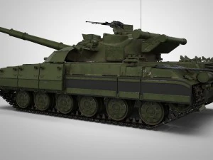 t-64 tank 3D Model