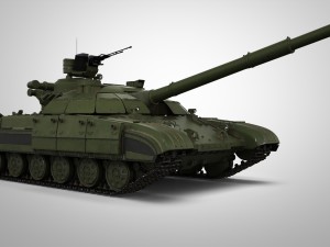 t-64 tank 3D 模型