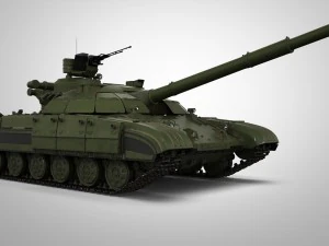 t-64 tank 3D Model