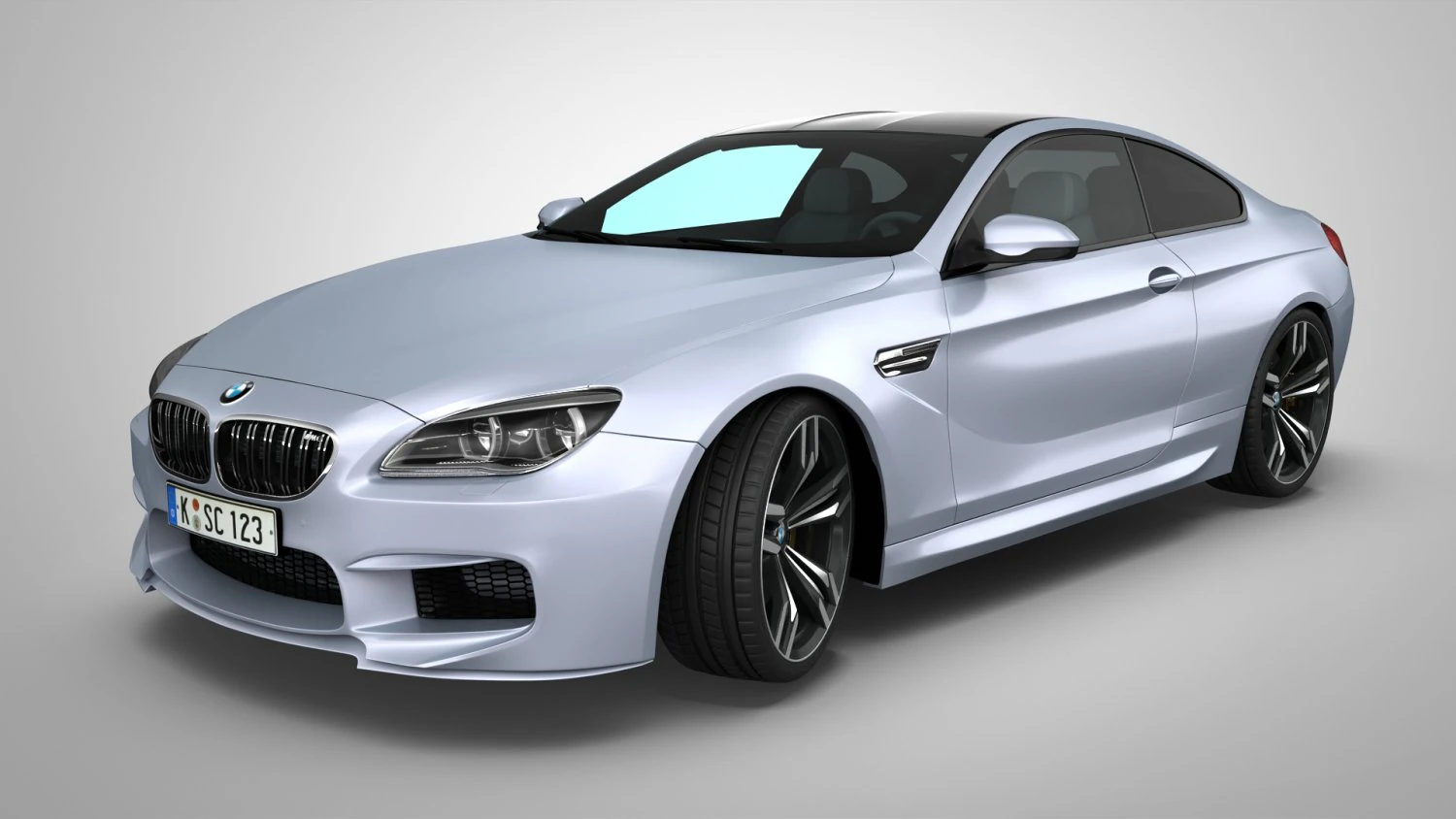 bmw 6 gran coupe 3D Model .c4d .max .obj .3ds .fbx .stl .blend 
