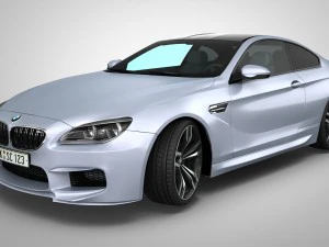 bmw 6 gran coupé Modello 3D