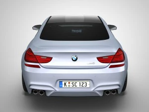 bmw 6 gran coupe 3D Model