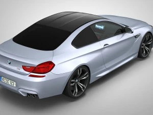 bmw 6 gran coupe 3D Model