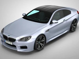 bmw 6 gran coupe 3D Model