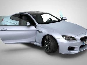 bmw 6 gran coupe 3D Model