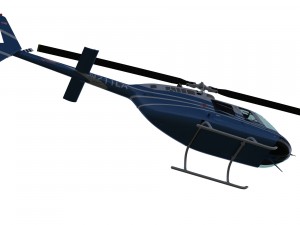 bell 206 helicopter Modelo 3D