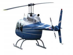 bell 206 helicopter Modelo 3D