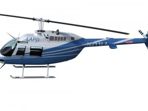 bell 206 helicopter 3D Model