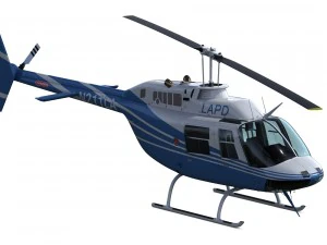 bell 206 helicopter 3D Model