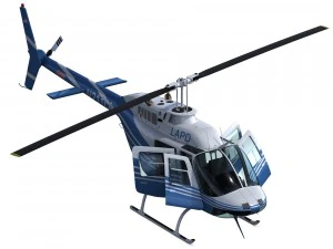 bell 206 helicopter 3D Model
