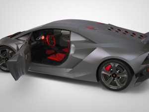lambo sesto 3D Модель