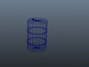 Fass und M&uuml;lleimer 3D Modell