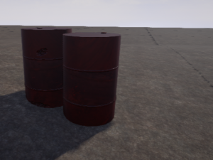barrel and bin 3Dモデル