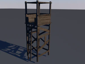 keskin nişancı kulesi 3D Model