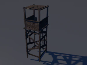 keskin nişancı kulesi 3D Model