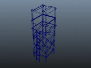 keskin nişancı kulesi 3D Model