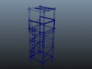 sniper tower 3D 模型