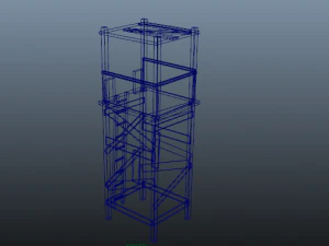 keskin nişancı kulesi 3D Model