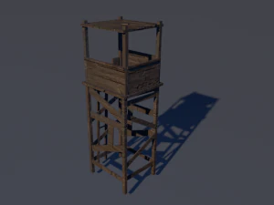 keskin nişancı kulesi 3D Model