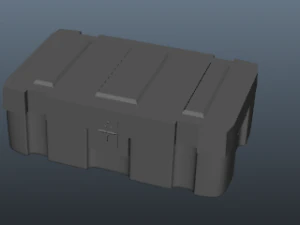 military crate 3D Model