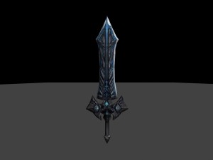 ice long sword 3D Model