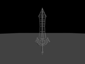 ice long sword 3Dモデル