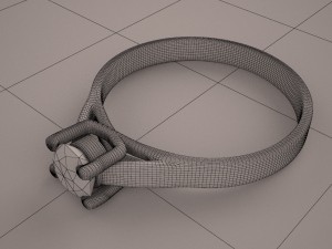 diamondring Modello 3D