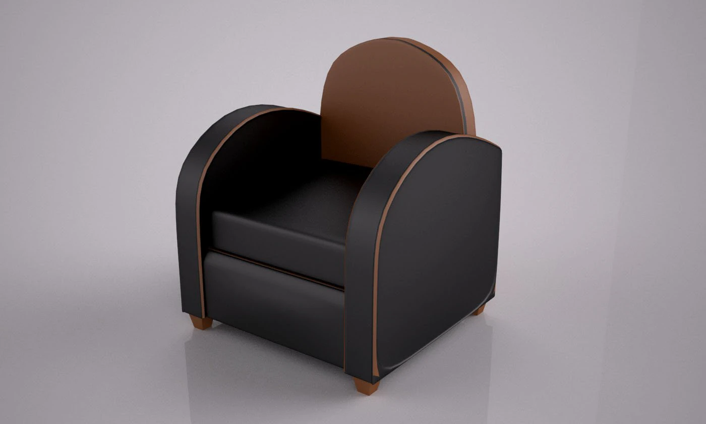 chair 3D Model .c4d .max .obj .3ds .fbx .stl .blend 