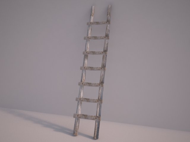 ladder 3D Model .c4d .max .obj .3ds .fbx .stl .blend 