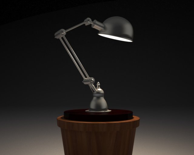 table lamp 3D Model .c4d .max .obj .3ds .fbx .stl .blend 