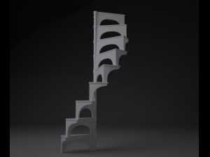 living room stairs Modèle 3D