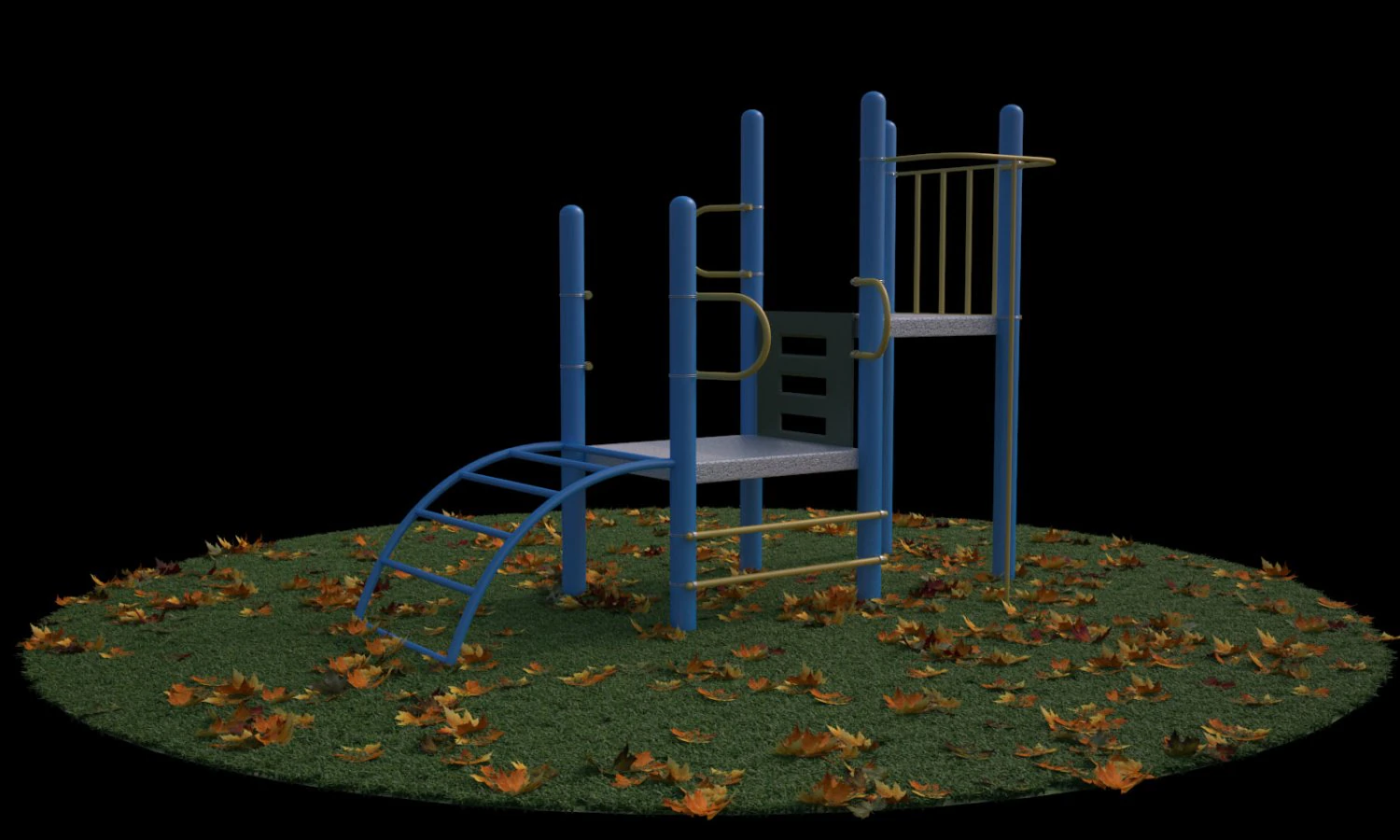 детский парк 3D Модель .c4d .max .obj .3ds .fbx .stl .blend 