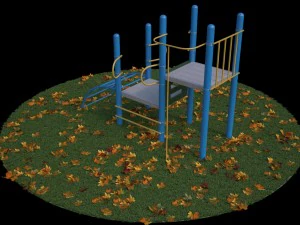 детский парк 3D Модель