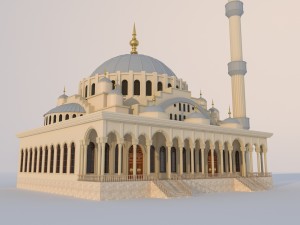 mosque 3D-Modell