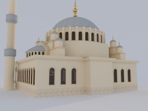 mosque 3D-Modell
