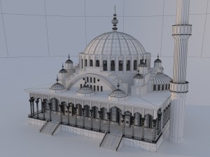 mosque 3D-Modell