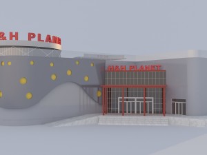 shopping mall 3D Model