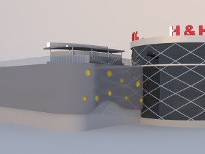 shopping mall Modèle 3D