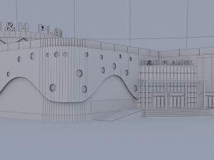 shopping mall Modèle 3D