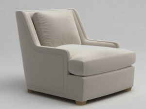 colin cab barbara barry baker chair 3D Model