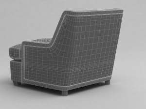 colin cab barbara barry baker chair 3D Модель