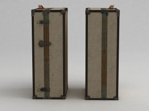 antique trunks 3Dモデル