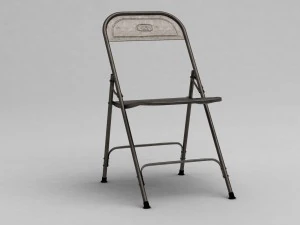 インドのアンティークチェア 3Dモデル