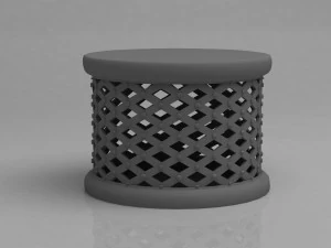 bamileke stool 3D Model