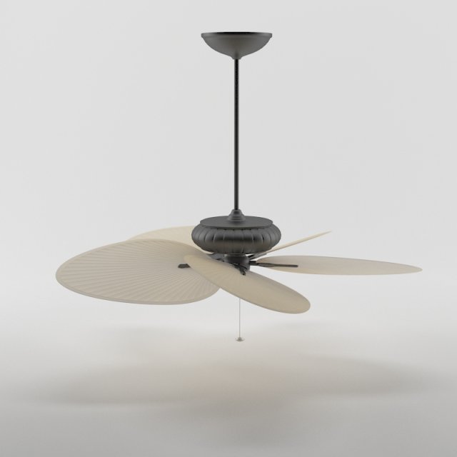 tropical belleria fan Modello 3D .c4d .max .obj .3ds .fbx .stl .blend 