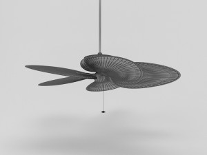 tropical belleria fan Modello 3D