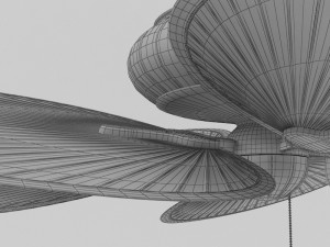 tropical belleria fan Modello 3D